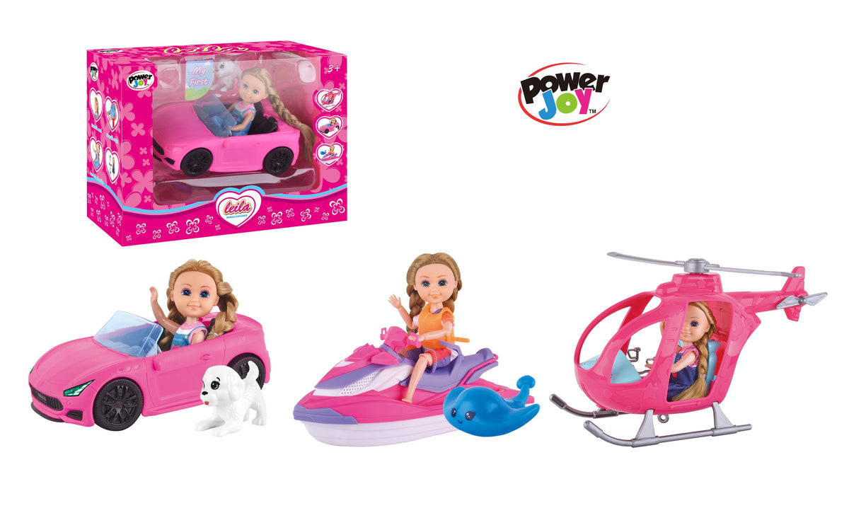 Power Joy Leila Sparkle Explorer With Doll 15cm Assortment