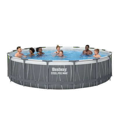 Bestway Steel Pro MAX LED Above Ground Pool Set - 457x107cm