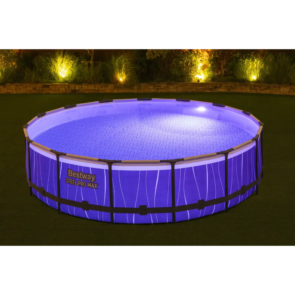 Bestway Steel Pro MAX LED Above Ground Pool Set - 457x107cm