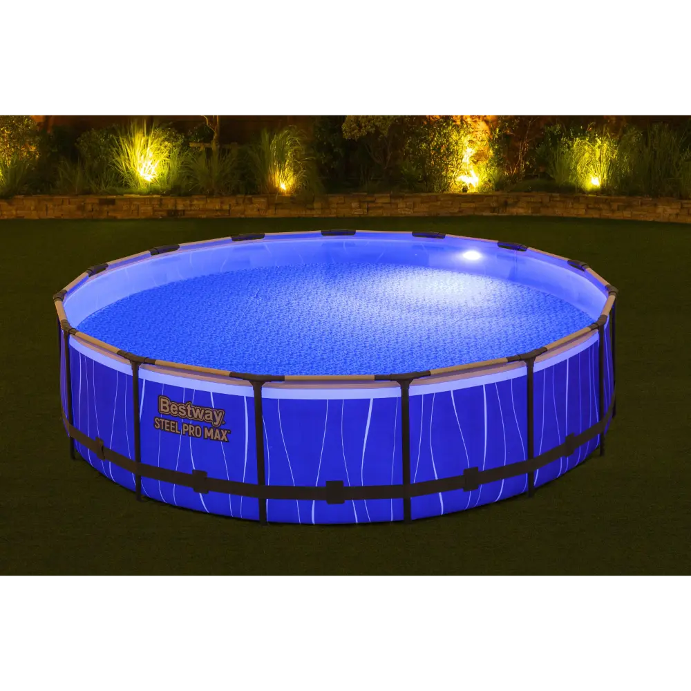Bestway Steel Pro MAX LED Above Ground Pool Set - 457x107cm