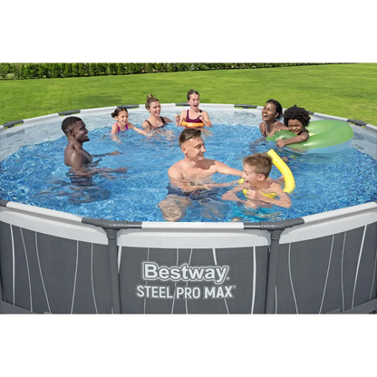 Bestway Steel Pro MAX LED Above Ground Pool Set - 457x107cm
