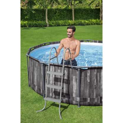 Bestway Steel Pro MAX Black Round Above Ground Pool Set - 366x100cm