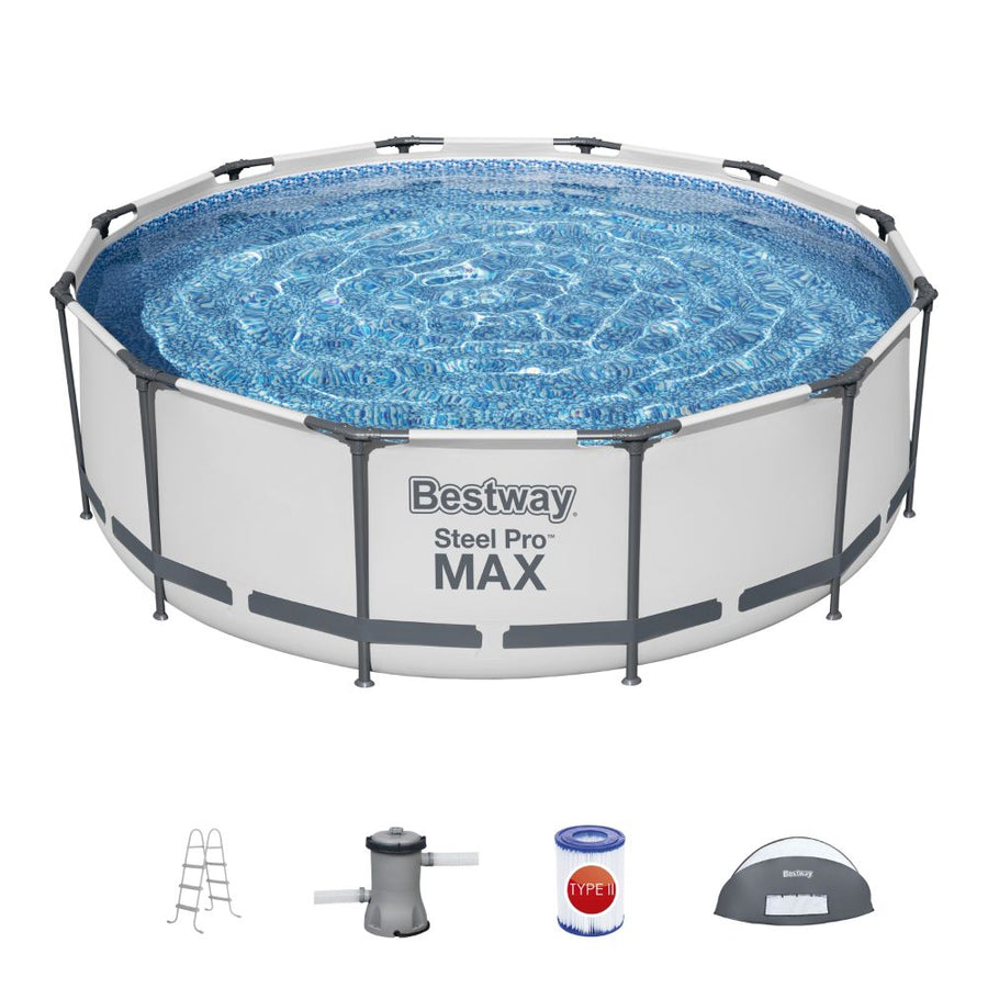 Bestway Steel Pro MAX Above Ground Pool Set with Enclosure - 366x100cm