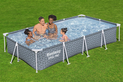 Bestway Steel Pro Rectangular Frame Pool - 366x201x66cm