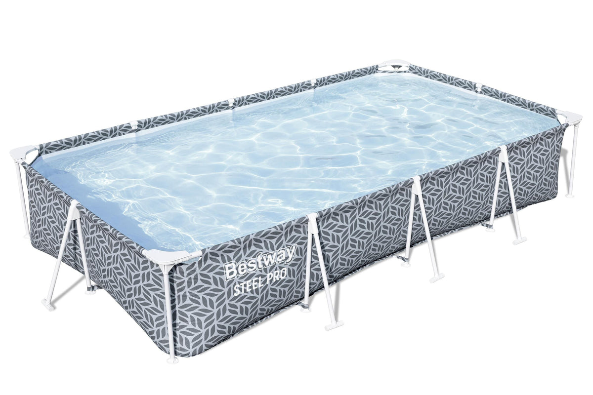 Bestway Steel Pro Rectangular Frame Pool - 366x201x66cm