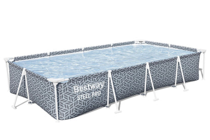 Bestway Steel Pro Rectangular Frame Pool - 366x201x66cm