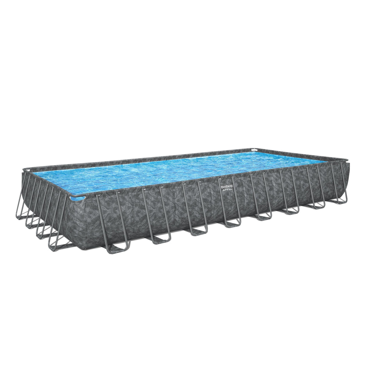 Bestway Power Steel APX 365 Rectangular Above Ground Pool Set - 956x488x132cm