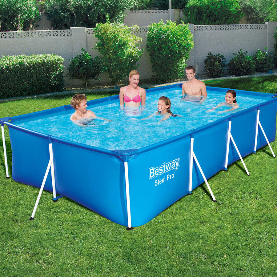 Bestway Steel Pro Rectangular Above Ground Pool Set - 400x211x81cm