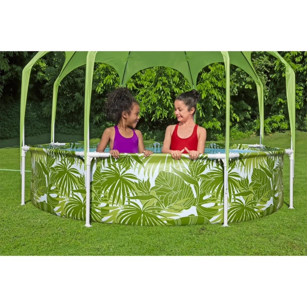 Bestway Summer Splash 'N Shade Round Above Ground Pool - 244x51cm