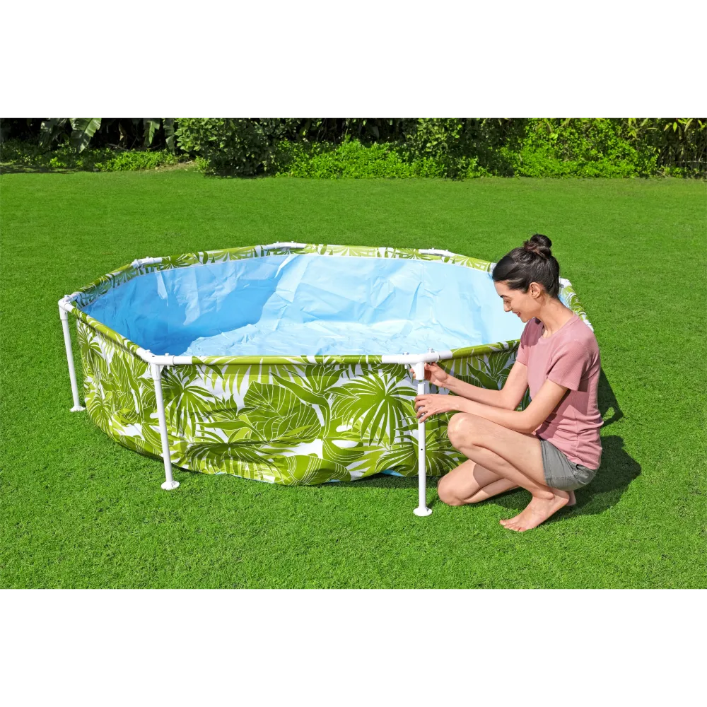 Bestway Summer Splash 'N Shade Round Above Ground Pool - 244x51cm