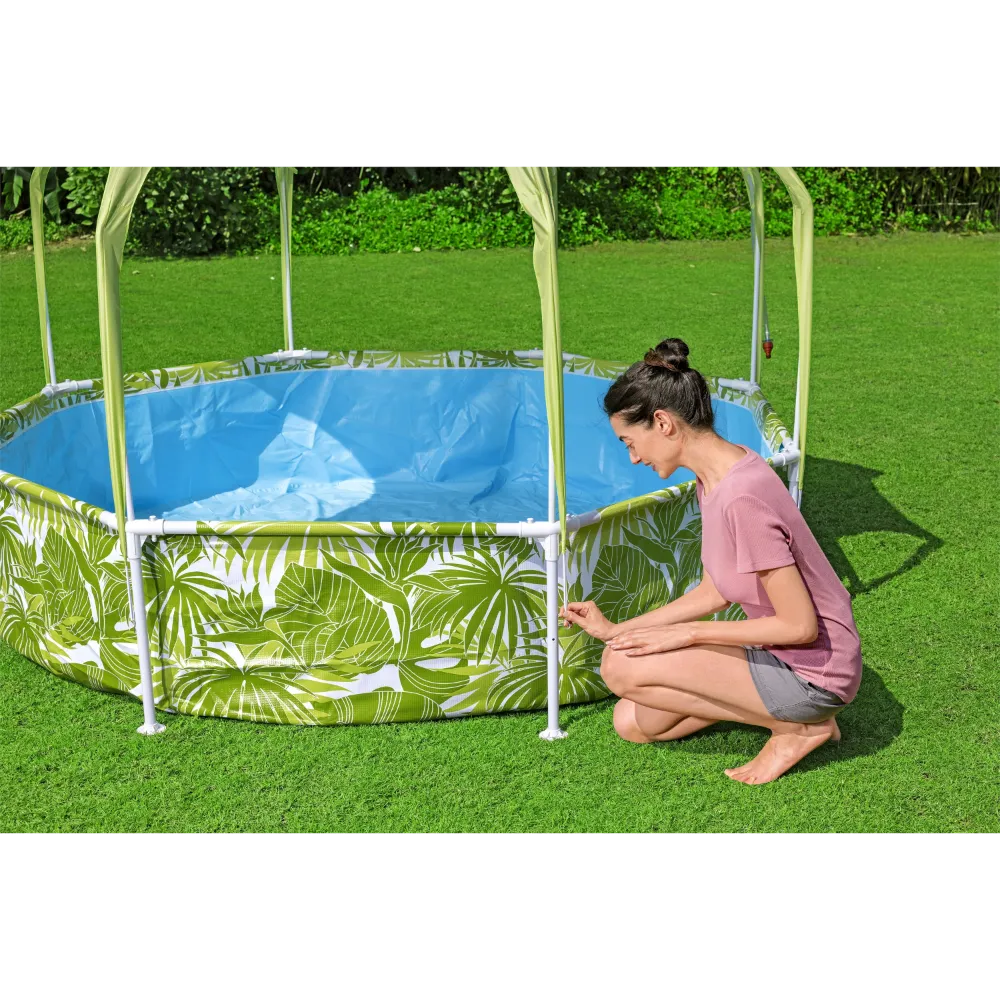 Bestway Summer Splash 'N Shade Round Above Ground Pool - 244x51cm