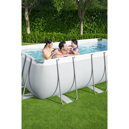 Bestway Power Steel Swim Vista Frame Above Ground Pool Set - 404x201x100cm