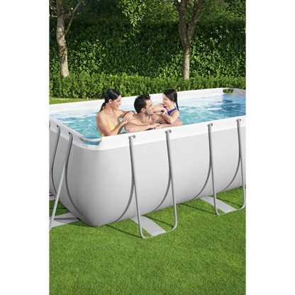 Bestway Power Steel Swim Vista Frame Above Ground Pool Set - 404x201x100cm