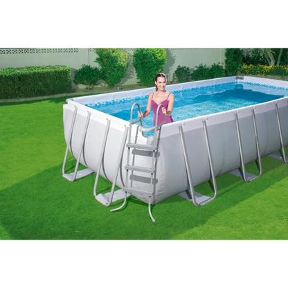 Bestway Power Steel Swim Vista Frame Above Ground Pool Set - 404x201x100cm