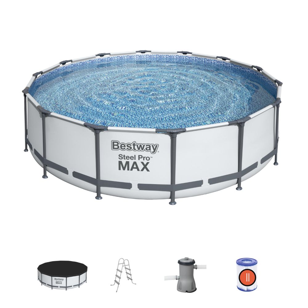 Bestway Steel Pro MAX Round Above Ground Pool Set - 427x107cm