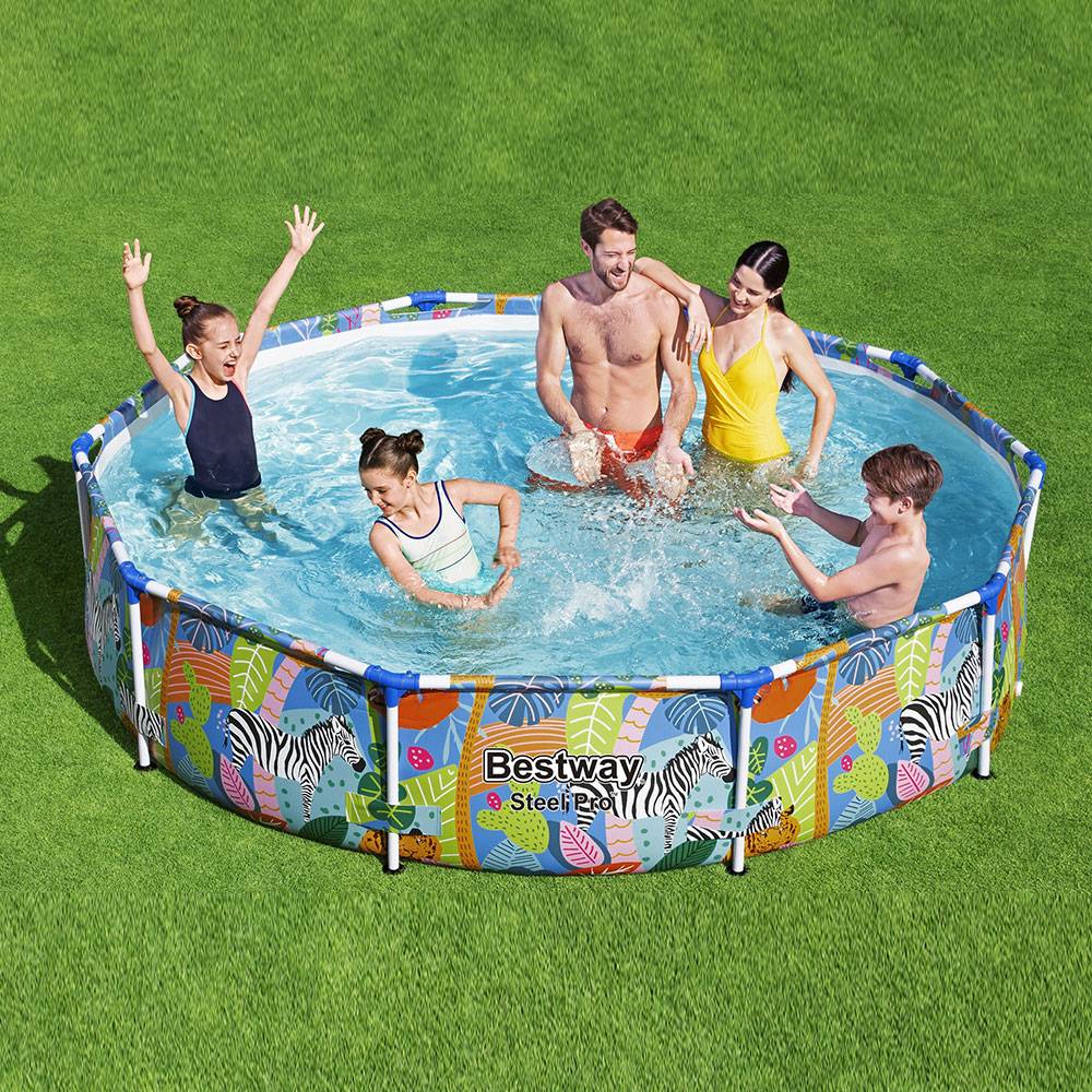 Bestway Fast Set Round Above Ground Pool Set - 396x84cm