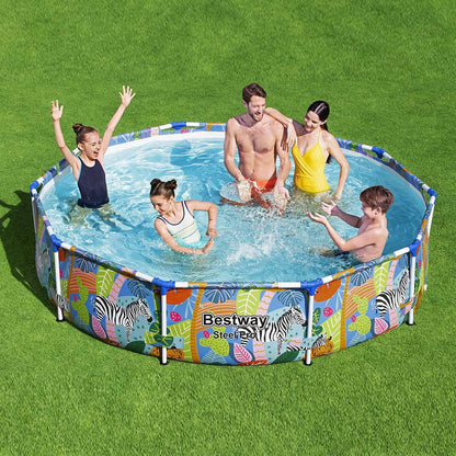 Bestway Fast Set Round Above Ground Pool Set - 396x84cm