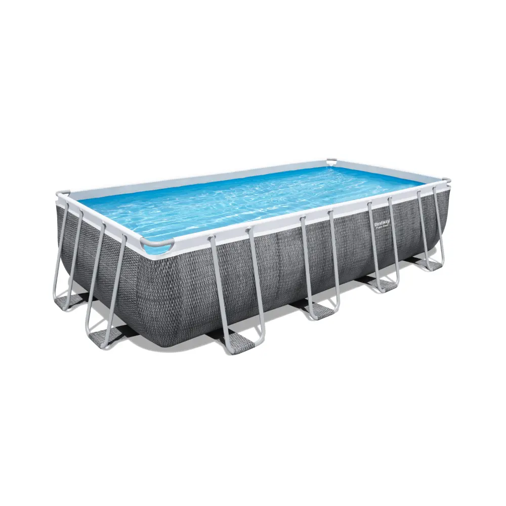 Bestway Power Steel Rectangular Above Ground Pool Set - 549x274x122cm