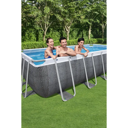 Bestway Power Steel Rectangular Above Ground Pool Set - 549x274x122cm