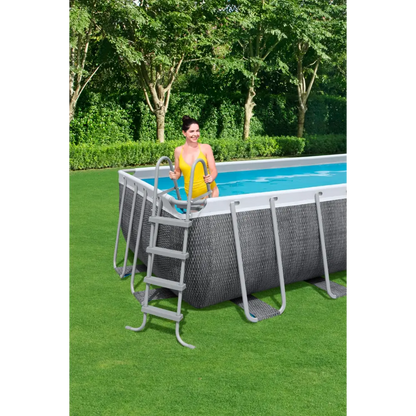 Bestway Power Steel Rectangular Above Ground Pool Set - 549x274x122cm