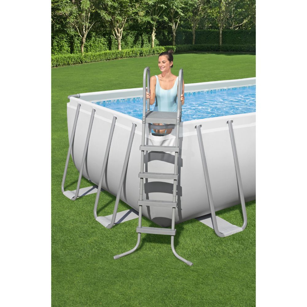 Bestway Power Steel Rectangular Above Ground Pool Set - 640x274x132cm
