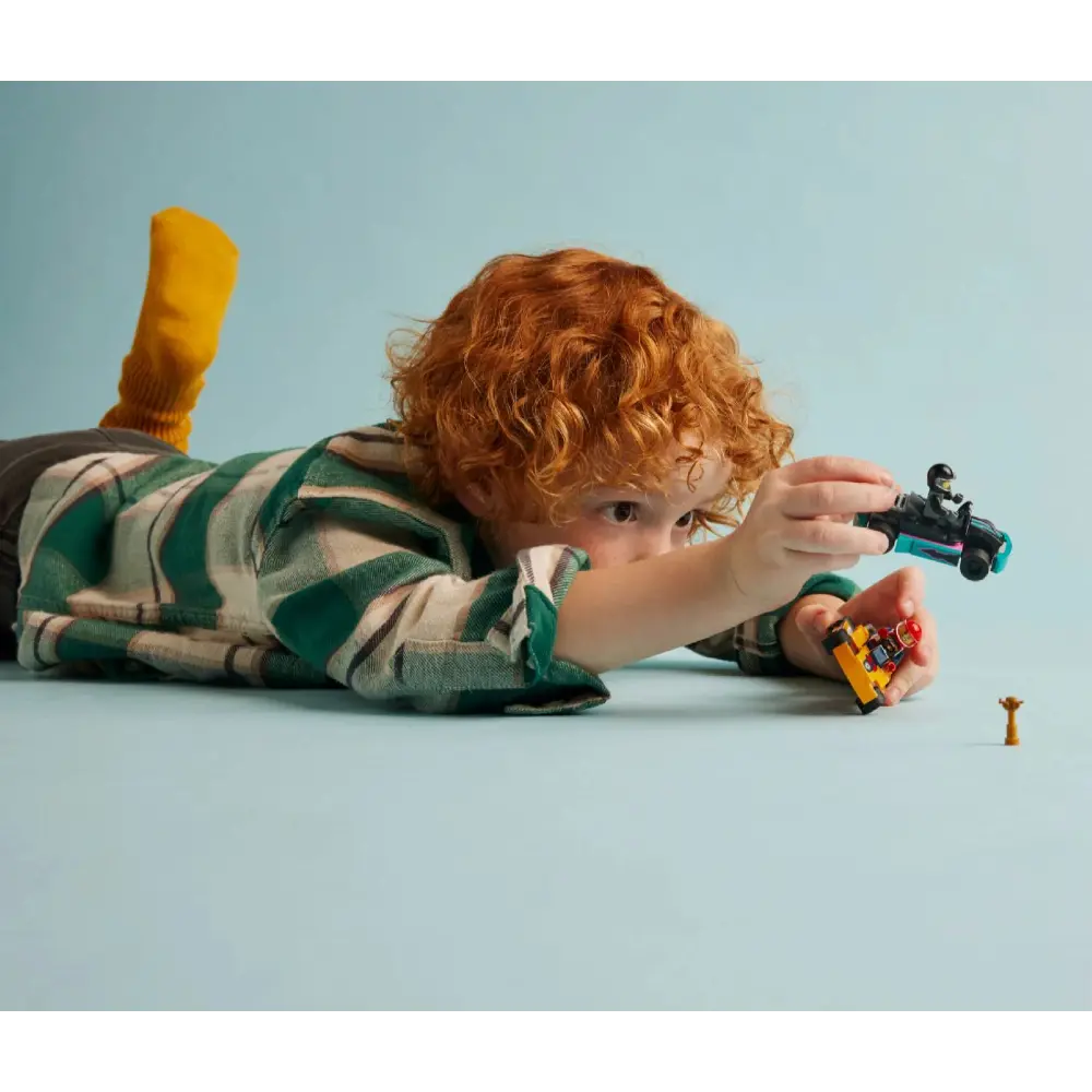 Lego Go Karts With Race Drivers