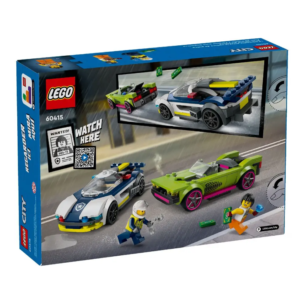 Lego Police and Muscle Car Chase