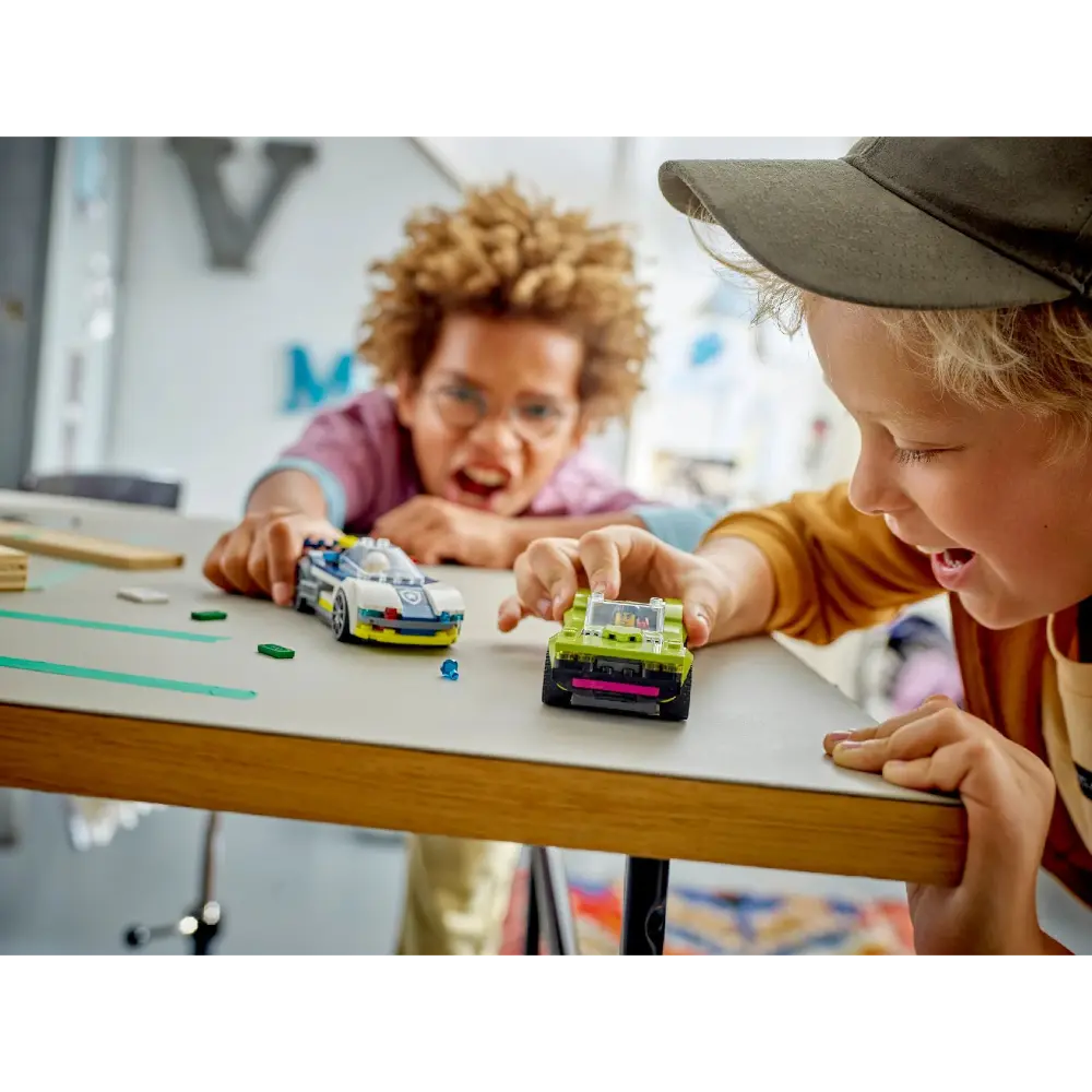 Lego Police and Muscle Car Chase