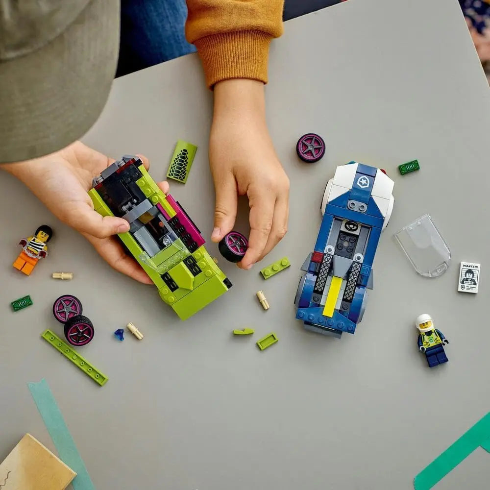 Lego Police and Muscle Car Chase