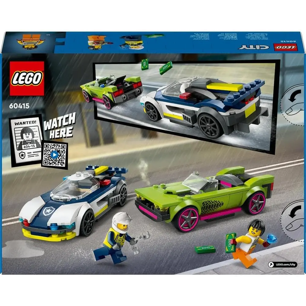 Lego Police and Muscle Car Chase