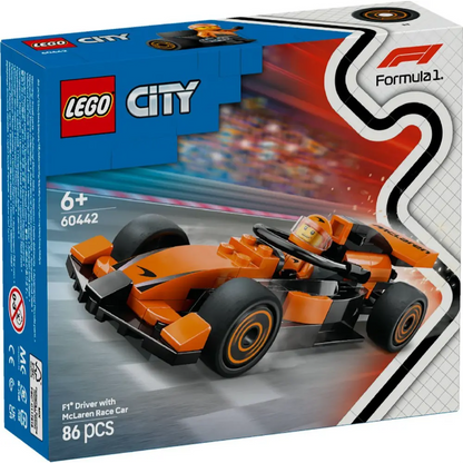 Lego F1 Mclaren Race Car with Driver
