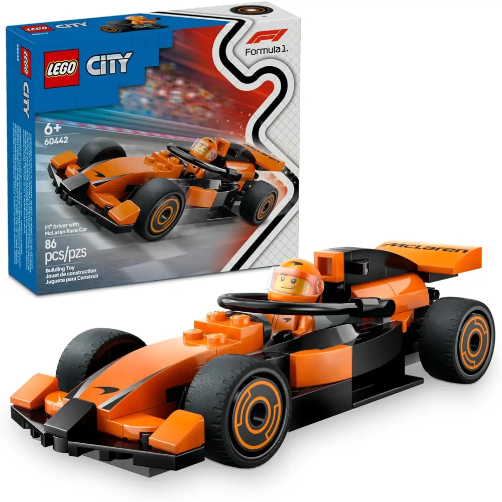 Lego F1 Mclaren Race Car with Driver
