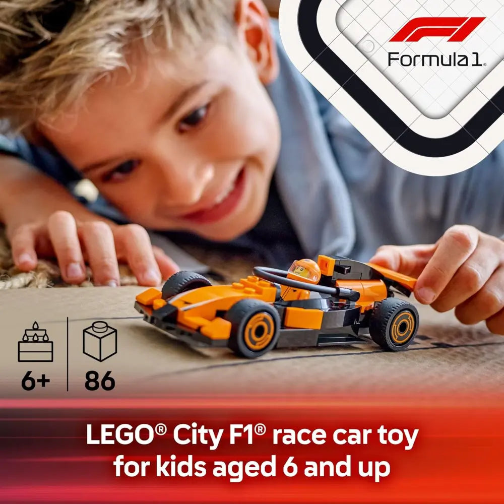 Lego F1 Mclaren Race Car with Driver