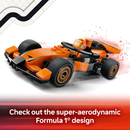 Lego F1 Mclaren Race Car with Driver