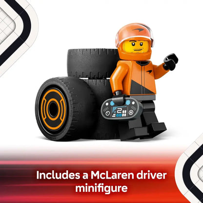 Lego F1 Mclaren Race Car with Driver