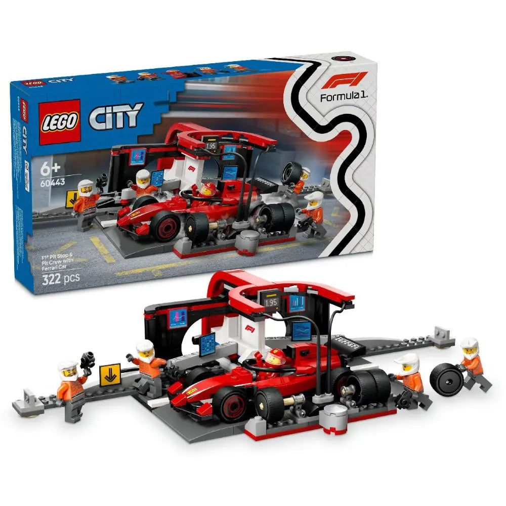 Lego F1 Pit Stop&Crew with Ferrari