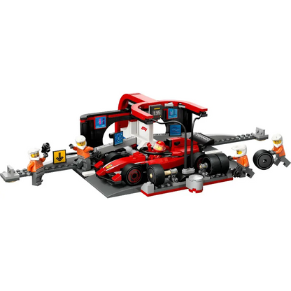Lego F1 Pit Stop&Crew with Ferrari