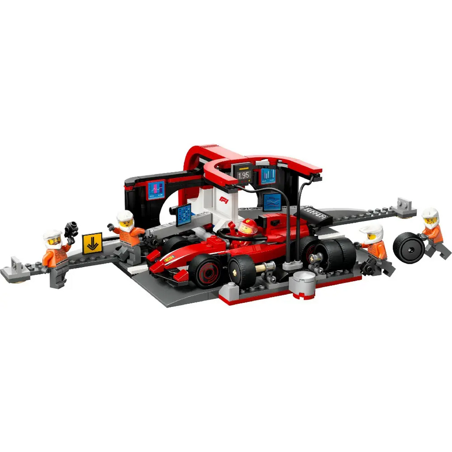 Lego F1 Pit Stop&Crew with Ferrari