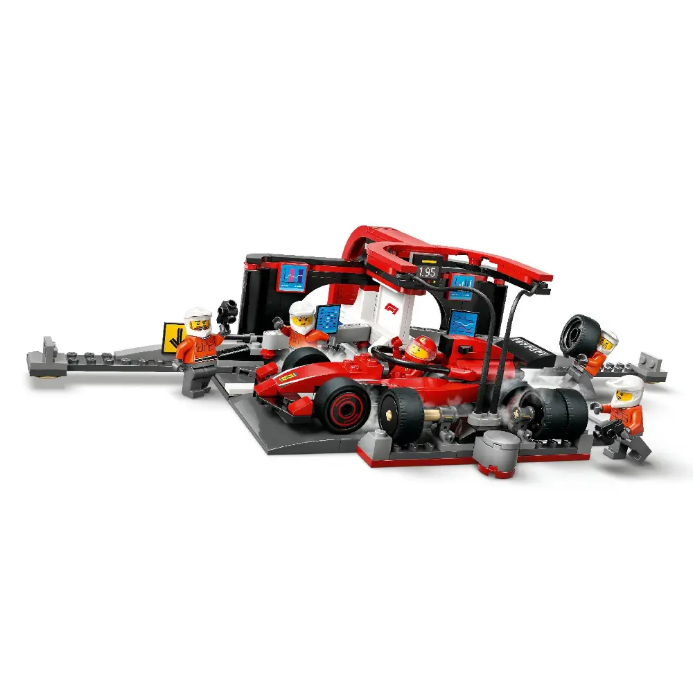 Lego F1 Pit Stop&Crew with Ferrari