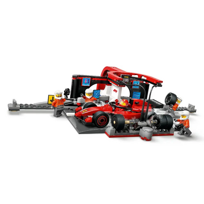 Lego F1 Pit Stop&Crew with Ferrari