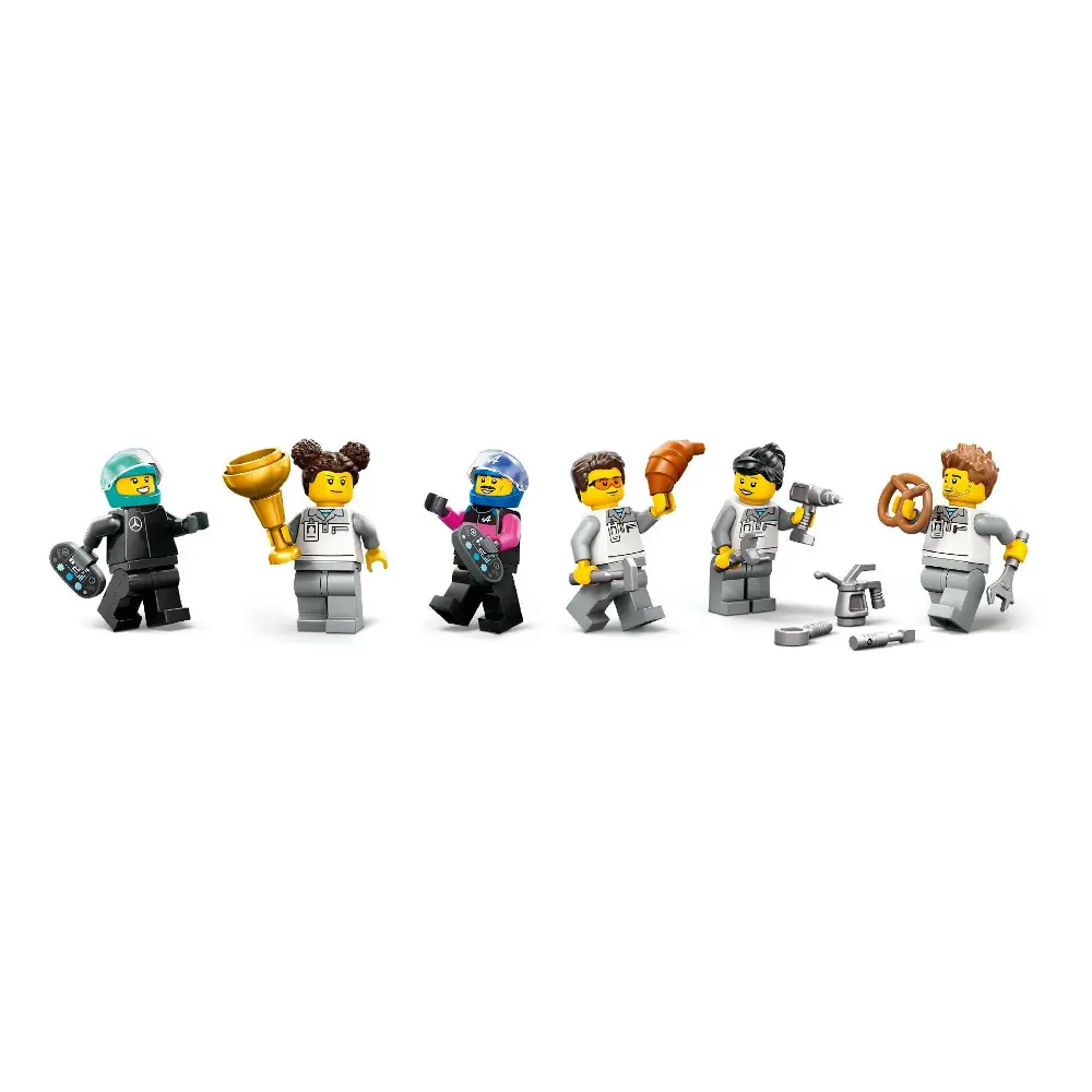Lego F1 Garage & Mercedes AMG & Alpine Cars