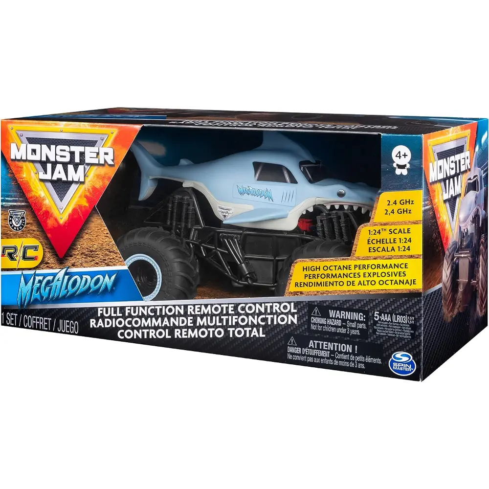 Monster Jam RC 1:24 Megaladon Battery-Operated