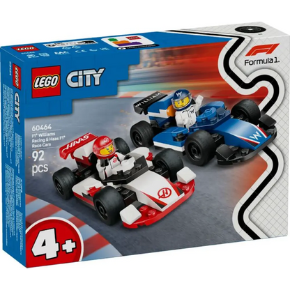 Lego F1 Williams & Haas Racing Cars