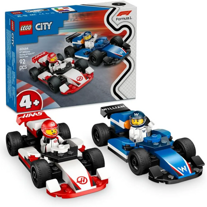 Lego F1 Williams & Haas Racing Cars