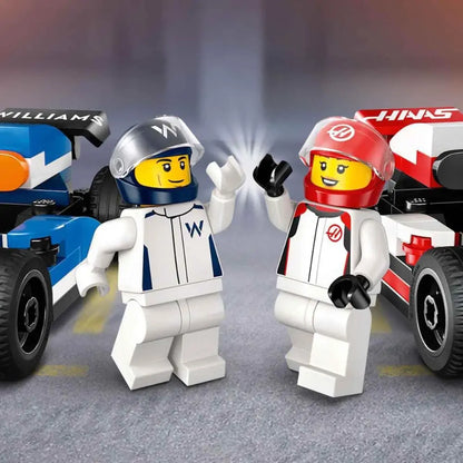 Lego F1 Williams & Haas Racing Cars