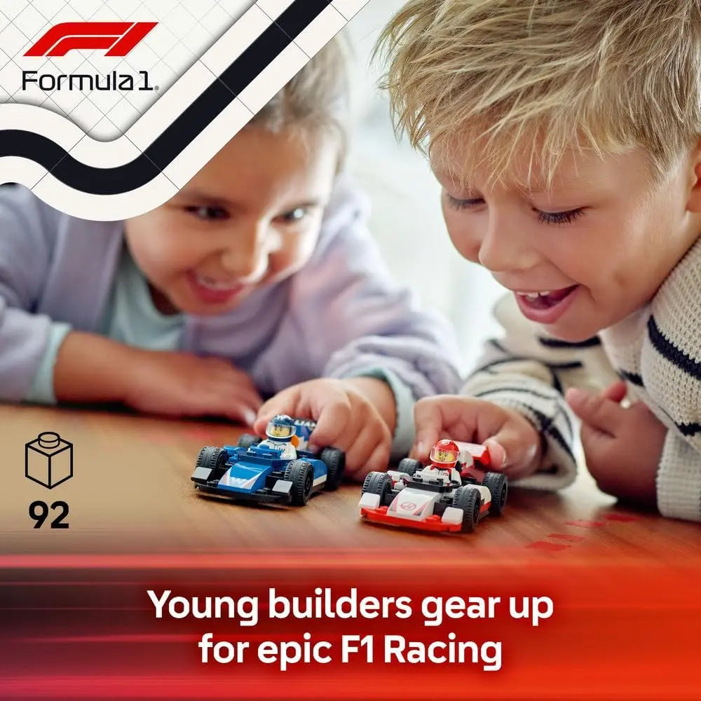 Lego F1 Williams & Haas Racing Cars