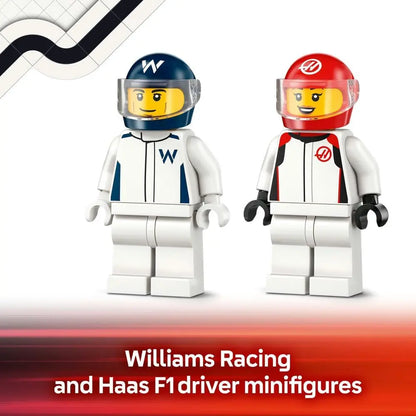Lego F1 Williams & Haas Racing Cars