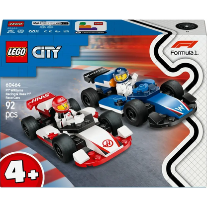 Lego F1 Williams & Haas Racing Cars