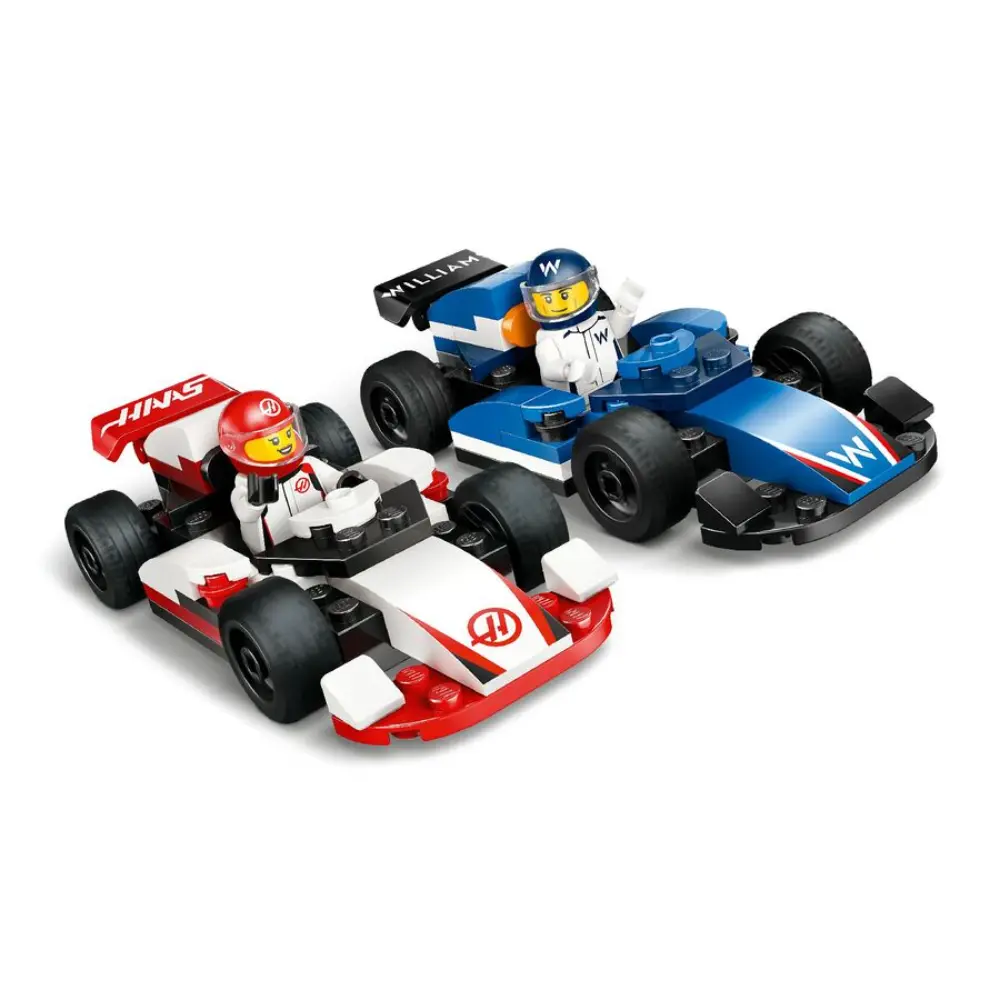 Lego F1 Williams & Haas Racing Cars