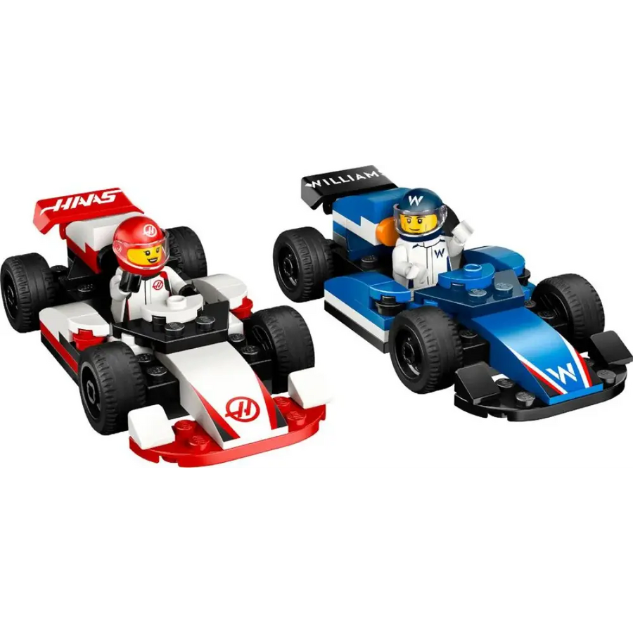 Lego F1 Williams & Haas Racing Cars
